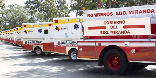 Bomberos de Miranda acusados de trasladar partes de vehículos desvalijados