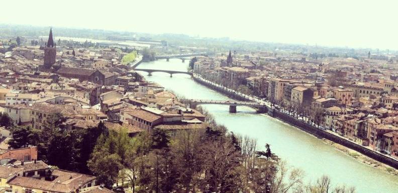 Verona es una ciudad tranquila para visitar en pareja