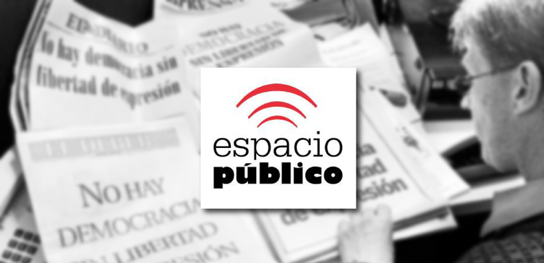 Espacio Público denunció violación de libertad de expresión