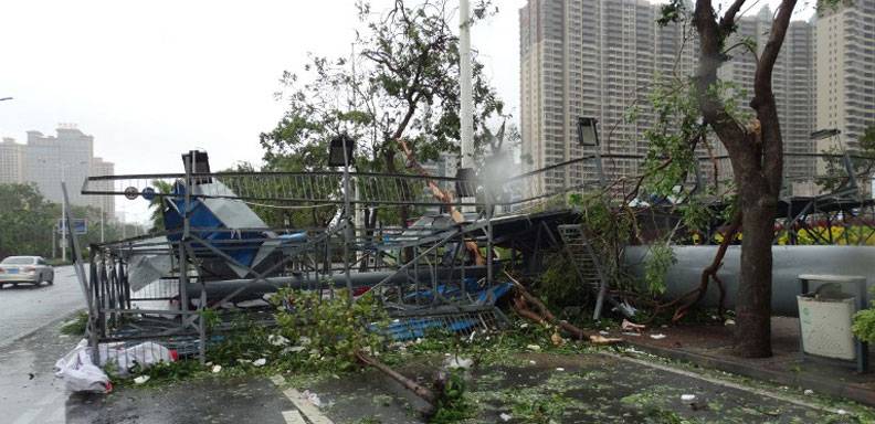 El tifón Mujigae deja al menos 11 muertos y más de 200 heridos en su paso por China /Foto: AFP