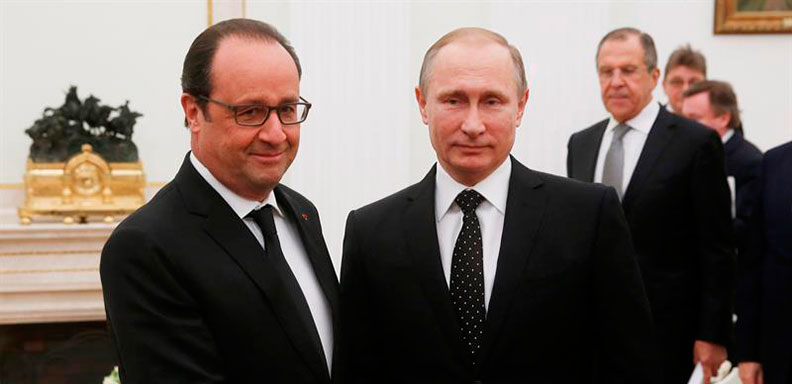 Francia y Rusia se unirán contra el terrorismo
