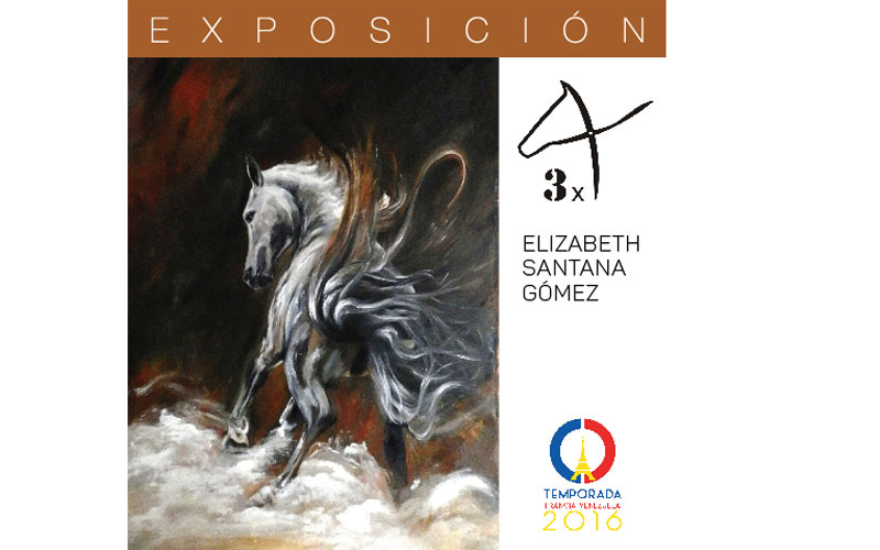Exposición de Elizabeth Santana continúa en la Alianza Francesa de La Tahona
