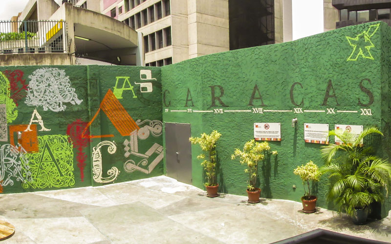 Arte urbano de Limones Crew conquista el Centro Cultural Chacao
