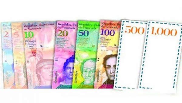billetes venezolanos