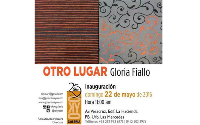 Obras de Gloria Fiallo toman los espacios de la Galería OKYO