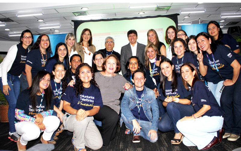 Voluntarios de Telefónica presentan los resultados del programa "Un sueño una realidad"