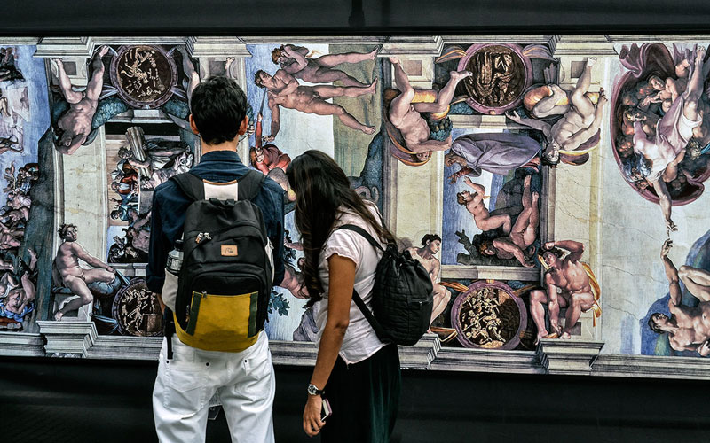 Exposición “De Giotto a Caravaggio” continúa en la Plaza de Los Palos Grandes