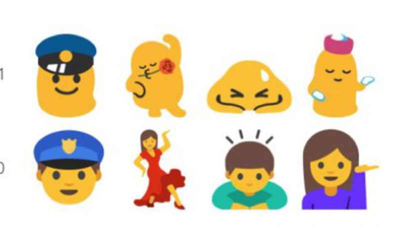Google y sus nuevos emojis son parecidos a los de WhatsApp