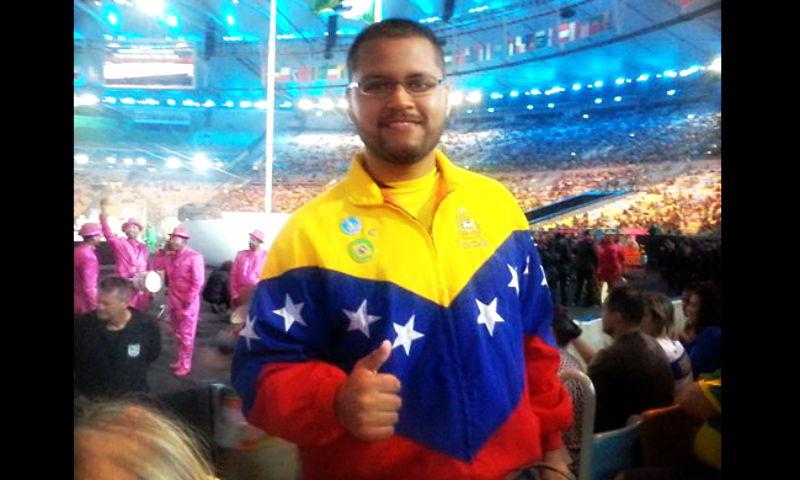 Un venezolano es voluntario en los Juegos Olímpicos Ríos de Janeiro