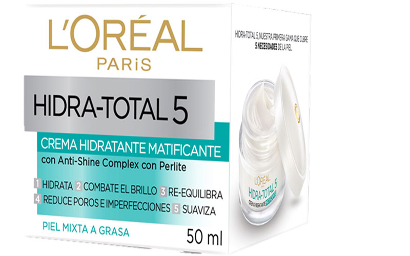 Hidra-Total5 de L’Oréal Paris humecta la piel