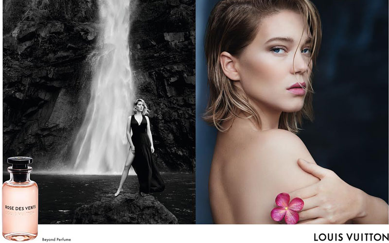 Léa Seydoux protagoniza la 1era campaña de perfumes de Louis Vuitton