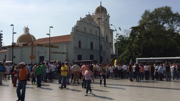 En Aragua se concentran el la Plaza Bicentenaria de Maracay, 26O/Foto: Cortesía Vanguardia Popular