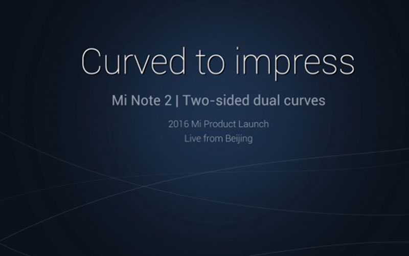Xiaomi Mi Note 2 vendrá con una pantalla curva dual