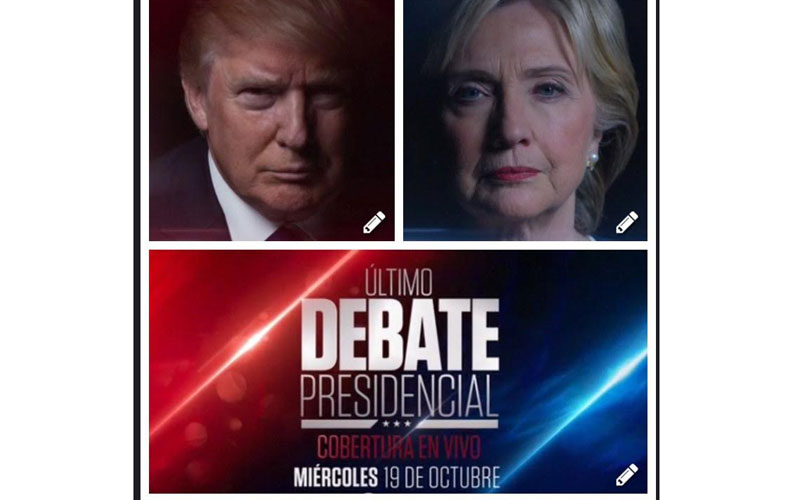CNN en Español transmite en vivo el último debate presidencial
