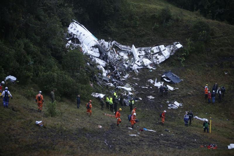 La Fuerza Aérea expresó que los cuerpos “en una titánica y riesgosa operación, han sido llevados a la Unidad Aérea ubicada en Rionegro, desde donde serán transportados a Medellín"/ Foto: Archivo