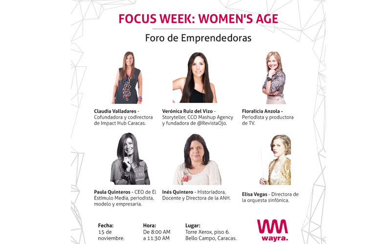 Evento Women’s Age Week conmemora el poder femenino
