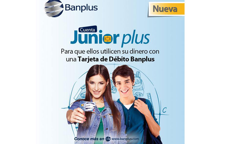 Banplus ofrece la Cuenta Junior Plus con Tarjeta de Débito