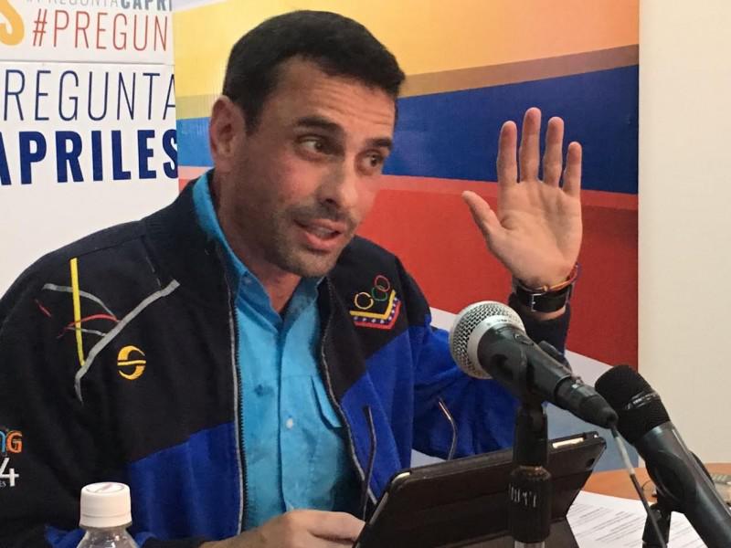 Capriles a Maduro: Sin gloria llegaste y sin gloria te irás - Analítica.com