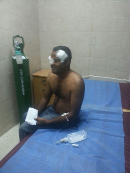 Dirigente del partido político Vente Venezuela, hospitalizado tras ser agredido por militantes oficialistas/ Foto: Cortesía