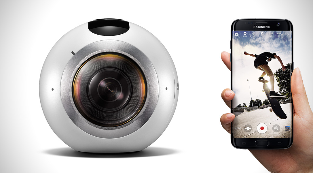 Samsung Gear 360 con video real 4K y captura de contenido de 360 grados