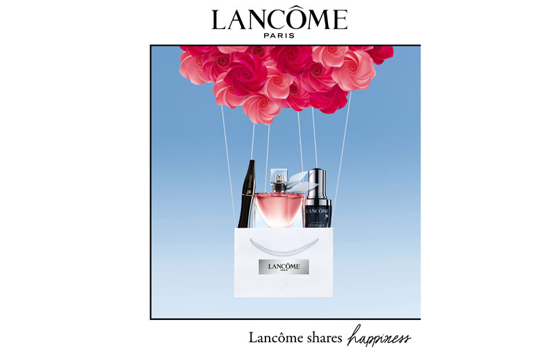 Lancôme presenta su nueva campaña ¡Comparte la felicidad!