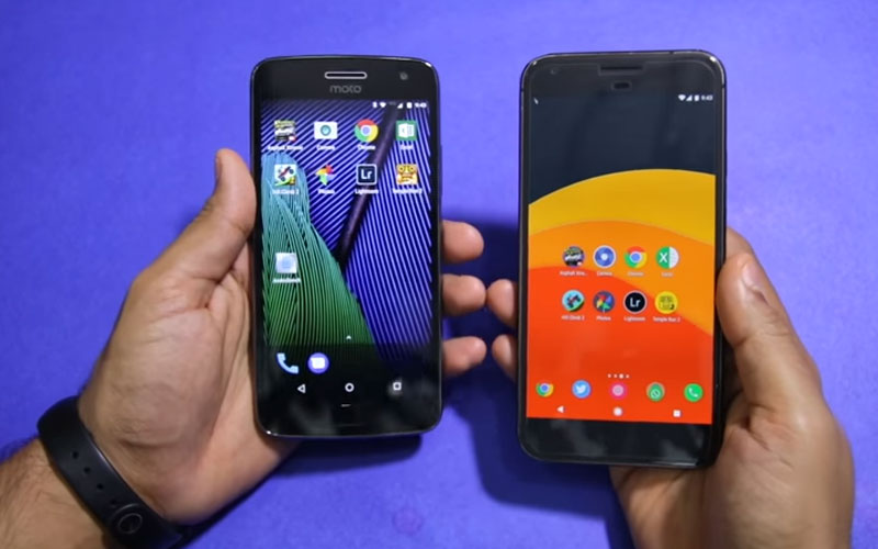 Moto G5 Plus vs. Google Pixel (video)