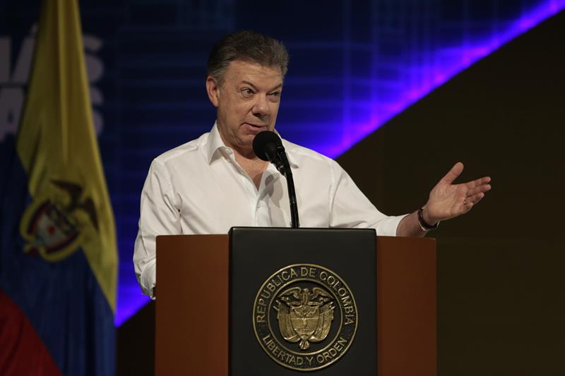 Presidente de Colombia Juan Manuel Santos/ Foto: EFE