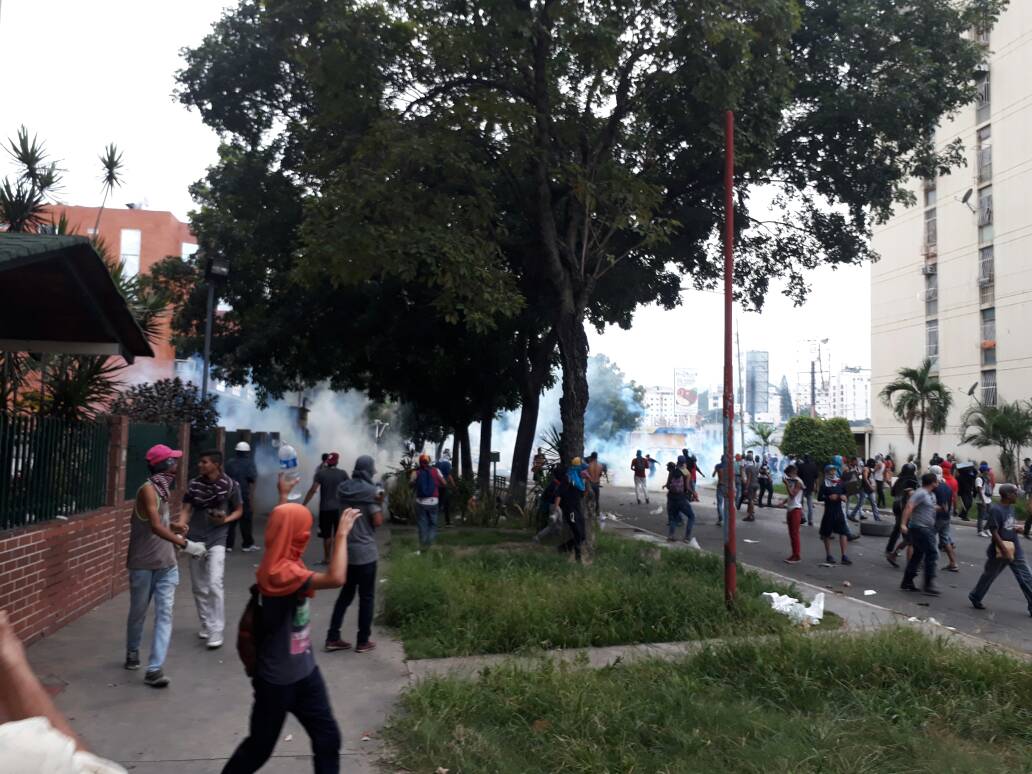 Represión en Aragua