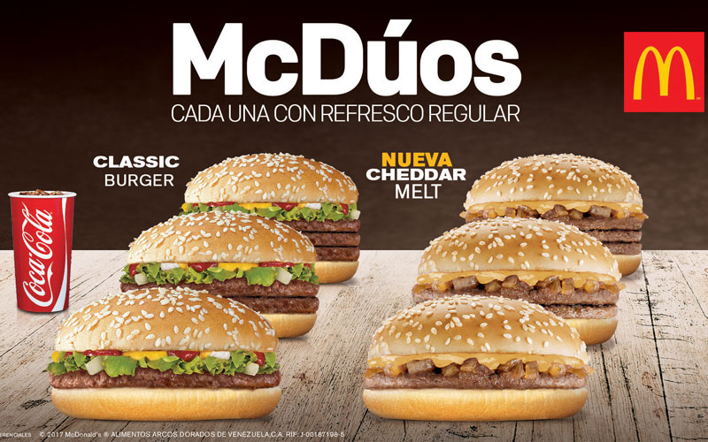 McDonald’s Venezuela presenta los nuevos McDúos de Carne