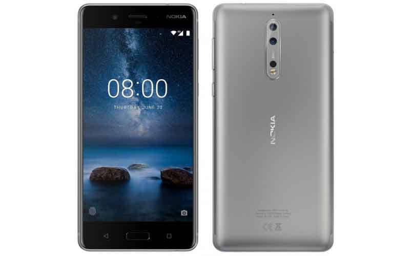 Nokia 8 vendrá en color plata