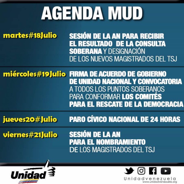 agenda MUD
