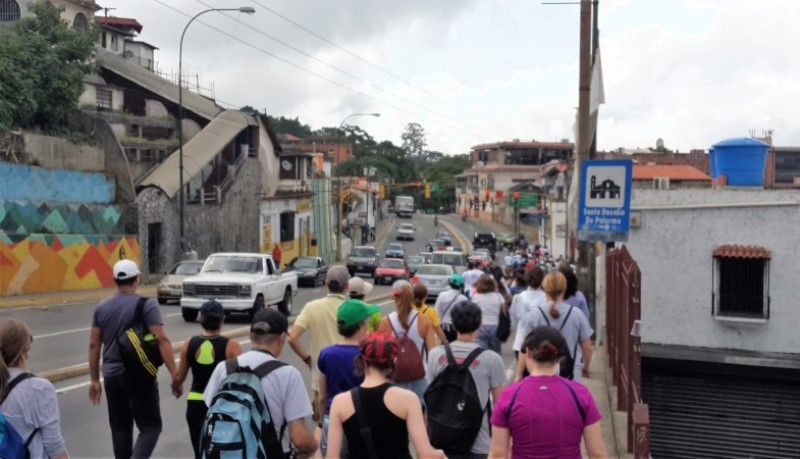 El Camino de Santiago caraqueño se ha convertido en una tradición religiosa única en Venezuela, desde el año 2006 se realiza anualmente en el municipio El Hatillo en honor al patrono de la ciudad, Santiago de León/ Foto: Cortesía