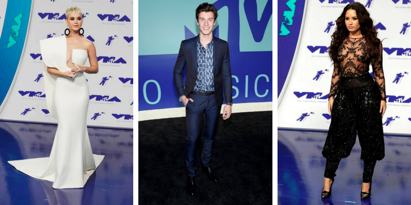 Así lucieron las estrellas en la alfombra azul de los MTV VMA's 2017