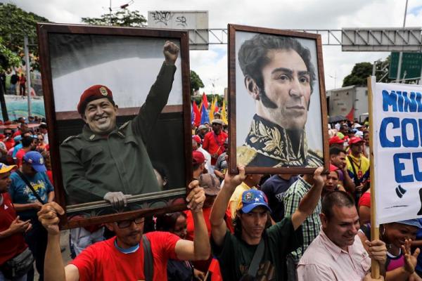 Seguidores del chavismo/ Foto: EFE
