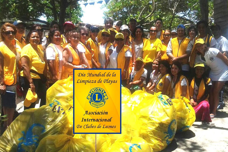 Clubes de Leones de Venezuela realizan jornada de limpieza en Playa Anare