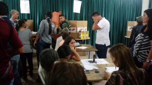 Centros electorales en Mérida
