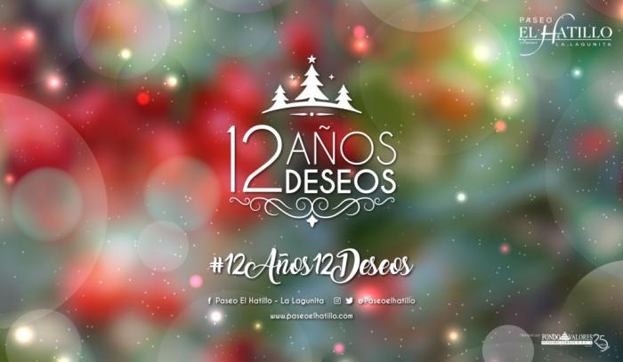 La tradición de pedir 12 deseos el 31 de diciembre se traslada durante toda la temporada navideña al Paseo El Hatillo La Lagunita, con la celebración de su 12° aniversario/ Foto: Twitter @PaseoElHatillo