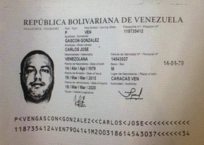 El venezolano fue detenido tras "exhaustivas investigaciones" en torno a las muertes el pasado año en el país de los holandeses Rachid Benbouker, de 34 años, y Cuma Ceviz, de 36, por asuntos relacionados con el narcotráfico / Foto: Twitter
