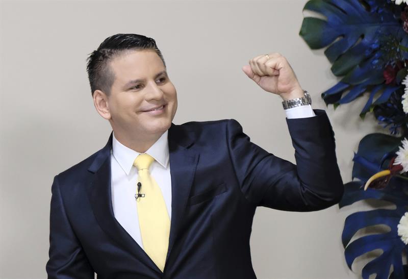 Fabrio Alvarado, candidato evangélico a las elecciones presidenciales de Costa Rica