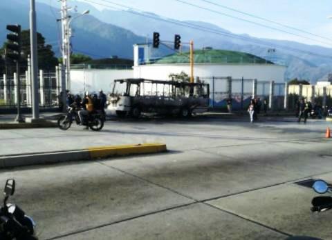El paro ocasionó el colapso del Área Metropolitana de Mérida/ Foto: Jesús Quintero Quiroz