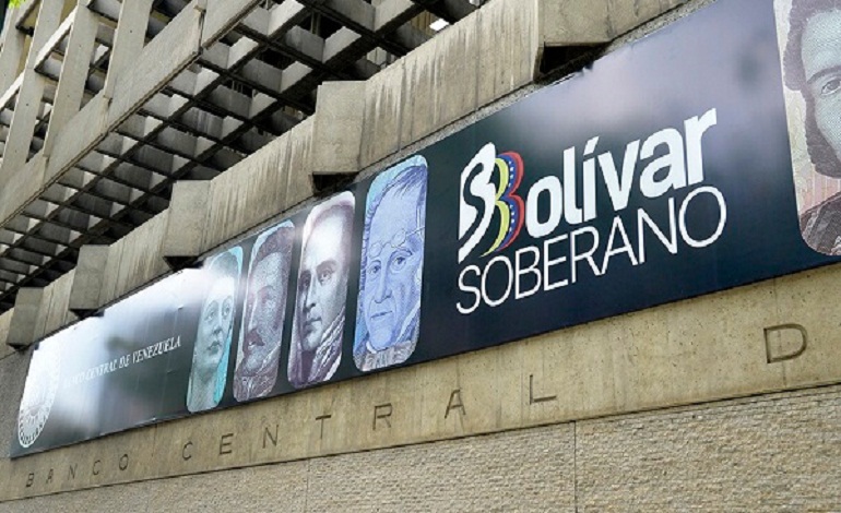 bcv bolivar soberano cono monetario