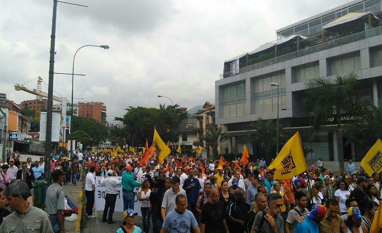 marcha frente amplio venezuela libre sede oea