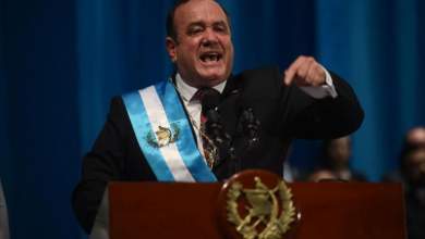 Alejandro Giammattei investido como jefe de Estado en Guatemala