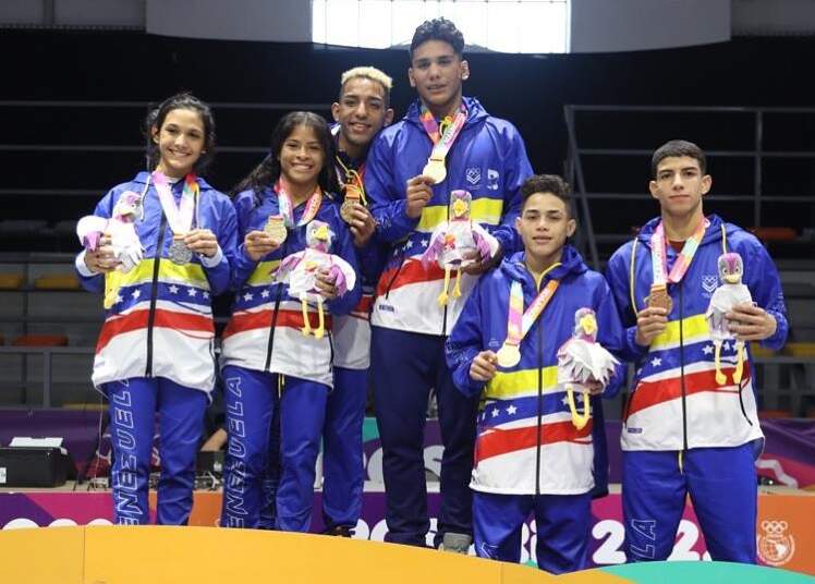 Venezuela destaca en lucha olímpica, pero Brasil domina el medallero de Rosario 2022