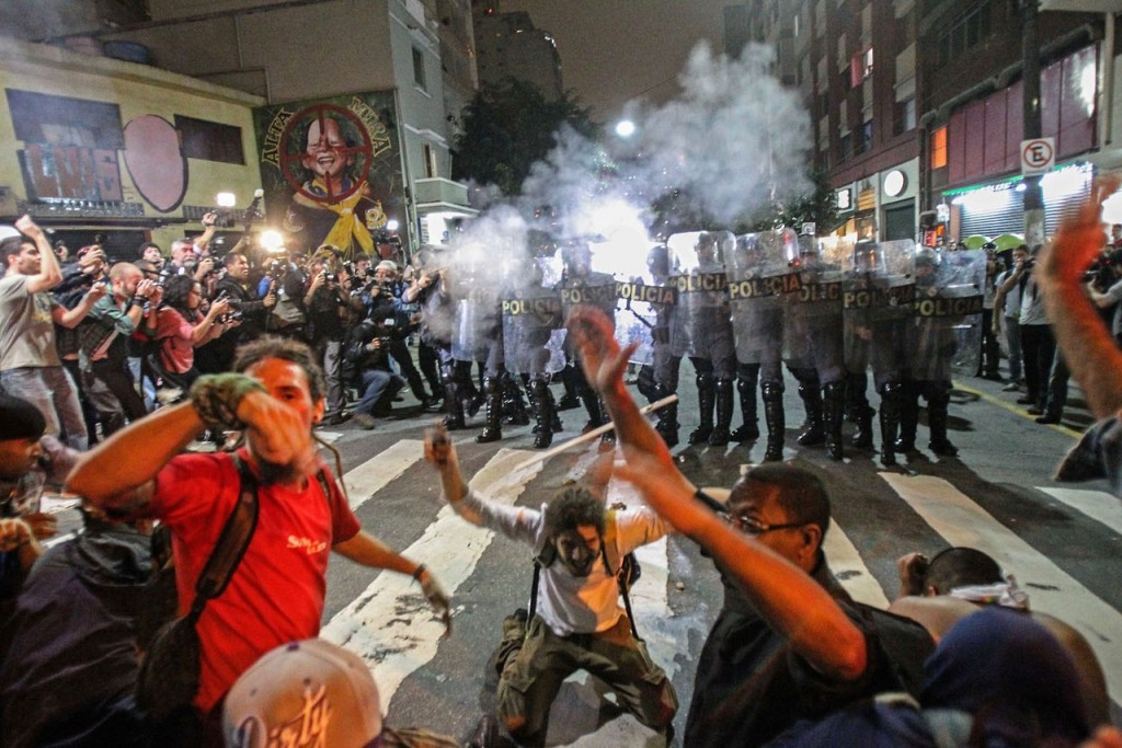 Protestas Sao Paolo