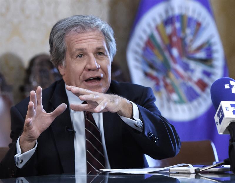 Almagro pide suspender a Venezuela de la OEA si no celebra elecciones