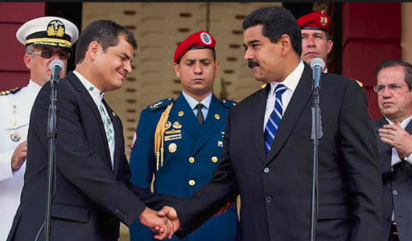 Presidente Maduro ratifica respaldo a Correa ante plan desestabilizador en Ecuador