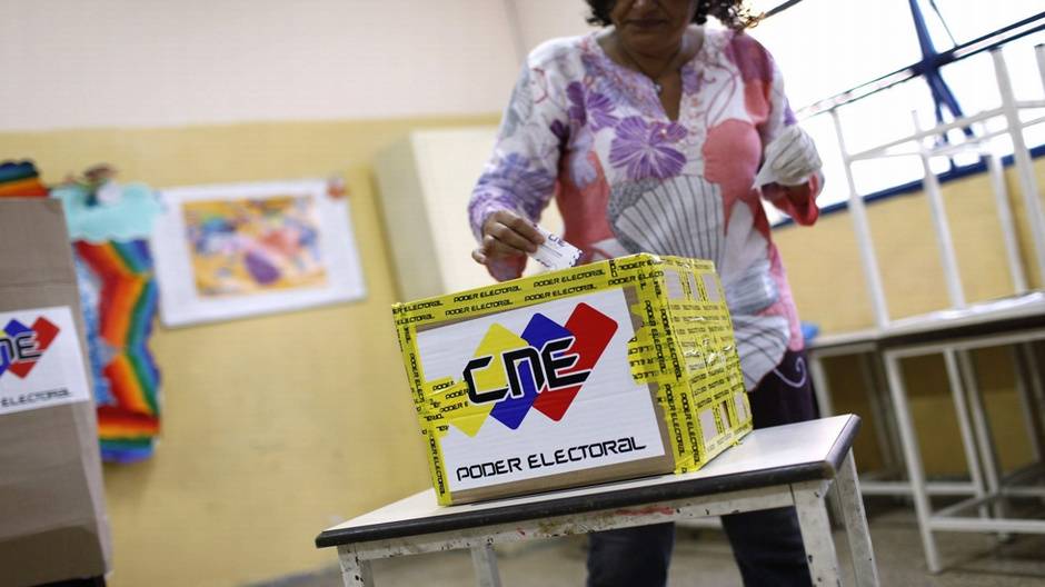 El Consejo Nacional Electoral durante elecciones