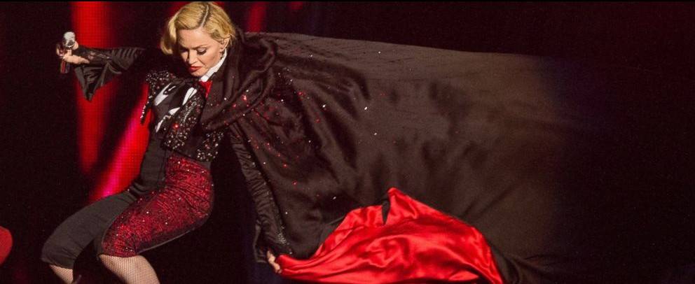 Caída de Madonna durante los Brit Awards