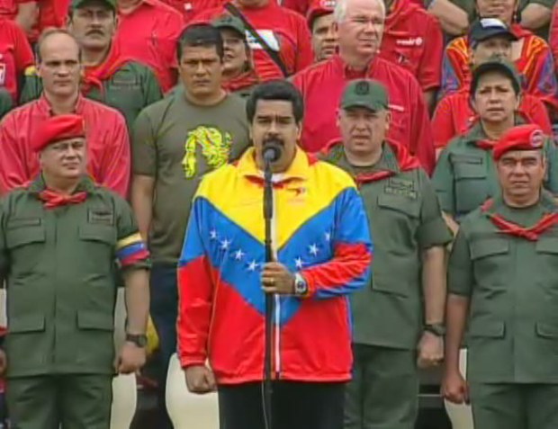 El gobierno de Nicolás Maduro celebra la intentona golpista del 4 de febrero